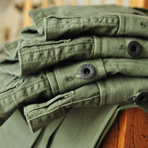 Pantalon de survêtement pour femme, vêtement de travail, style militaire, ample, avec motif de singe, USMC HBT P44 ► Photo 1/5
