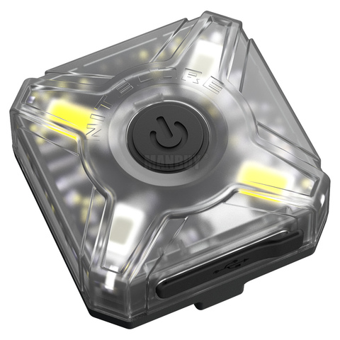 NITECORE-lampe 4led NU05, lumière 35 lumens blanche et rouge à haute Performance, Rechargeable par USB, idéal pour le cyclisme en plein air, vente ► Photo 1/6