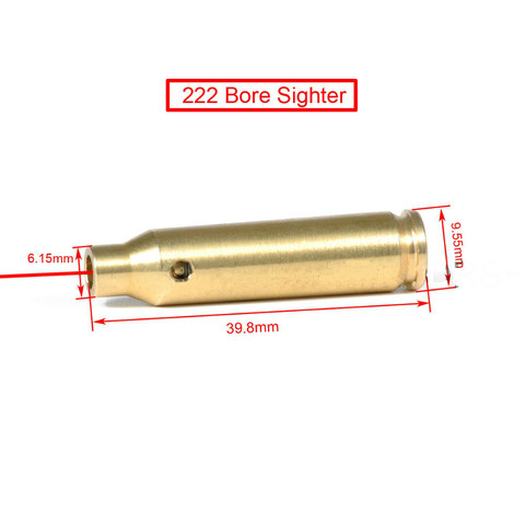 Laser rouge, accessoires de chasse de tactique, vue Laser balles 5.45X39 7.62X54 12GA .308 .223 .303 7mm ► Photo 1/6