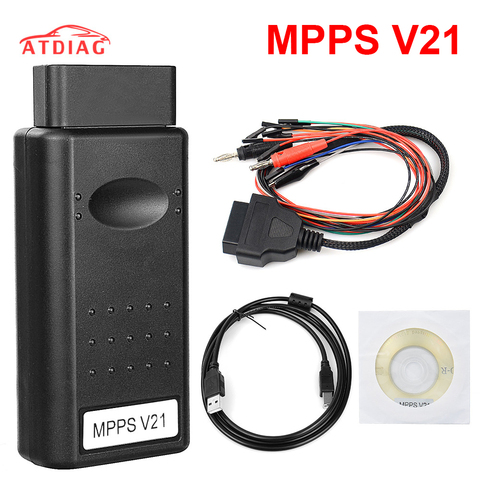 Interface de réglage de puce ECU automatique MPPS V21 MPPS V16 pour EDC15 EDC16 EDC17 MPPS 18 multi-langues peut Flasher le câble de Remap ► Photo 1/6