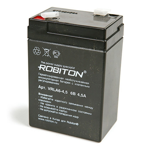 Batterie robiton vrla6-4. 5 ► Photo 1/1