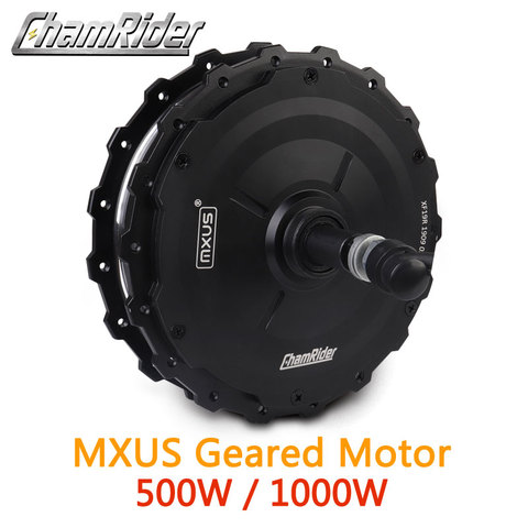 Moteur de vélo électrique roue 1000W moteur de moyeu 500W Ebike motoréducteur MXUS XF19R moteur arrière puissant connecteur étanche ► Photo 1/6