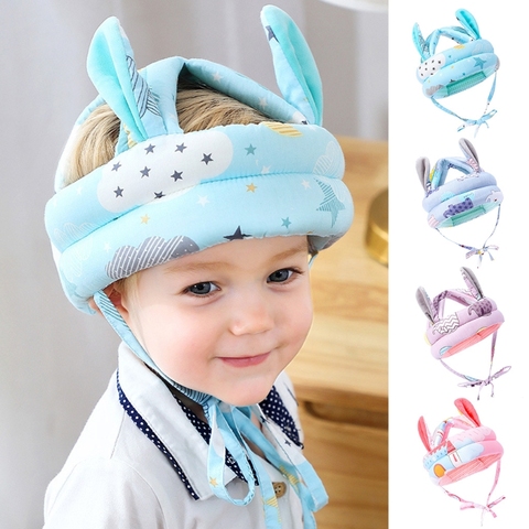 Enfant en bas âge bébé sans bosses casque de sécurité chapeau mignon dessin animé Animal oreilles réglable tête coussin protecteur pare-chocs Bonnet garde Ca ► Photo 1/6