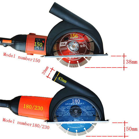 Couvercle anti-poussière pour meuleuse d'angle manuelle, couvercle anti-poussière pour meuleuse d'angle 150 180 230 ► Photo 1/5