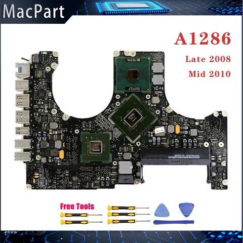 Carte mère A1286 testée d'origine, pour MacBook Pro Core i5 i7, version 820-2330-A/B, fin 2008/mi 2010 ► Photo 1/6