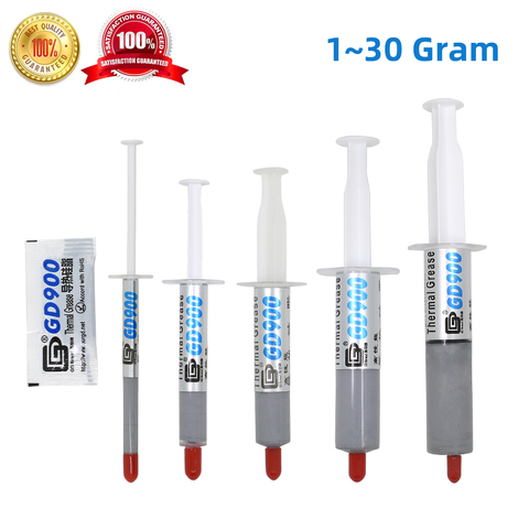 GD – pâte thermique/graisse de Silicone GD900, adhésif thermoconducteur pour ventilateur de refroidisseur de processeur pièces, dissipateur de chaleur 1g 3g 7g 30g ► Photo 1/6