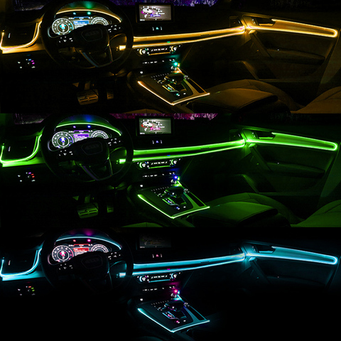 Éclairage d'ambiance, éclairage décoratif, adapté à BMW F30 2012-2015 335i xDrive 320i 328i ActiveHybrid 3 applications, éclairage d'ambiance automobile ► Photo 1/6