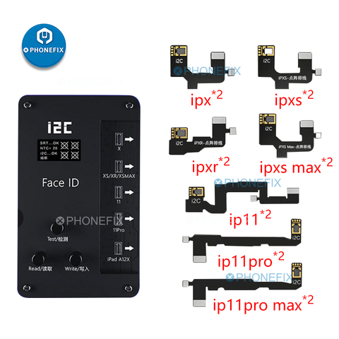 I2C identification de visage détection de matrice de points iface V8 programmeur pour fixer iPhone X XS 11 pro max identification de visage ne fonctionne pas réparation de treillis de caméra ► Photo 1/6