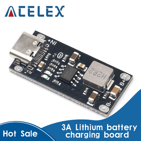 Panneau de charge rapide pour batterie au Lithium ternaire, polymère 3a, entrée USB de Type C, Mode IP2312 CC/CV, 5V à 4.2V ► Photo 1/6