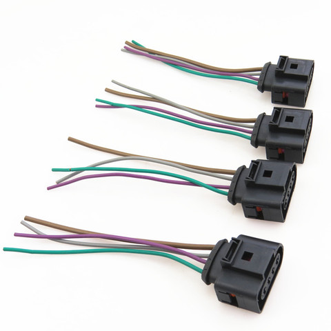 FHAWKEYEQ – bobines d'allumage de moteur de voiture qté 4, connecteur en queue de cochon pour VW Passat B5 Seat 1J0 973 724 ► Photo 1/6
