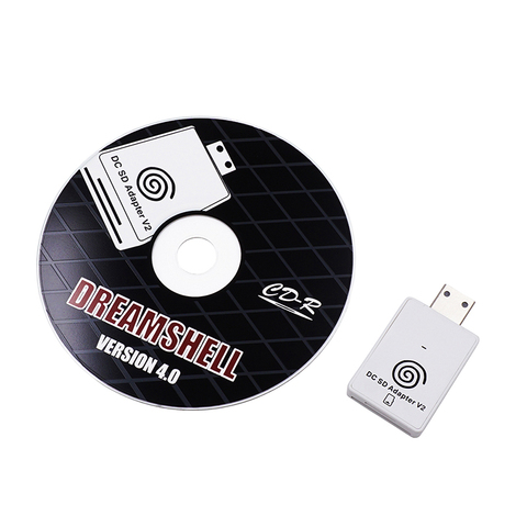 Convertisseur de lecteur de carte SD de mise à niveau ALLLOSEED pour Sega DC Dreamcast Console 128GB TF carte Gamer adaptateur avec chargeur de démarrage DreamShell CD ► Photo 1/6