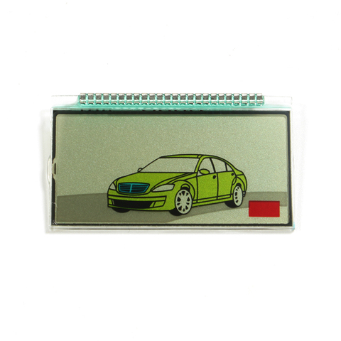 Scher-khan – écran LCD pour système d'alarme de voiture, 2 voies, avec télécommande, russe, 1/2 ► Photo 1/3