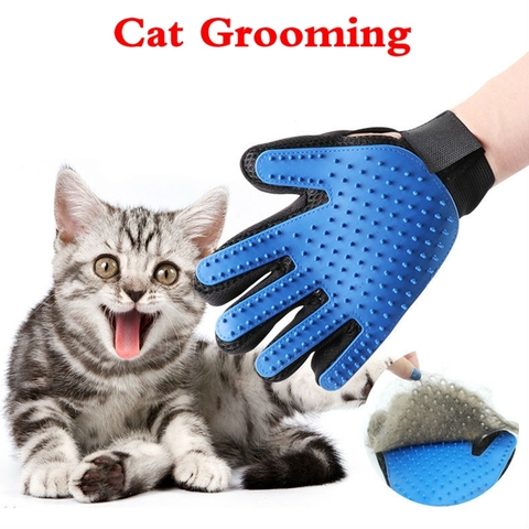 Gant de brosse pour animaux de compagnie, gant en laine, pour toilettage des chiots et des chatons, accessoire de nettoyage, bain pour chiots et chatons ► Photo 1/6