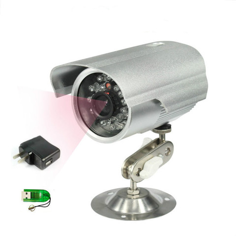 Caméra de sécurité extérieure USB étanche, carte TF avec Vision nocturne, Surveillance Bullet CCTV, enregistreur vidéo ► Photo 1/6