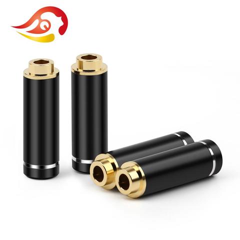 QYFANG-écouteur stéréo équilibré | 4.4mm, 5 pôles, Jack femelle, prise Audio, mise à niveau, adaptateur métal, bricolage, Mini fil ► Photo 1/6