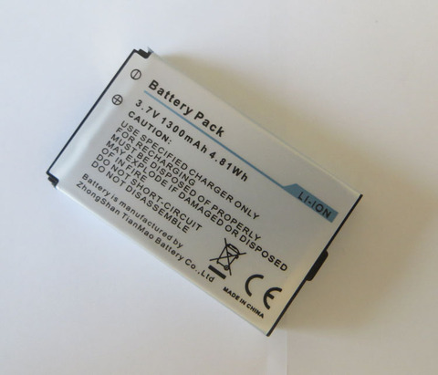 AZK – batterie de remplacement Rechargeable li-polymère, 1300mAh/4,8 wh, 3.7V B25, pour Caterpillar B25 CAT B25, nouvelle collection ► Photo 1/2