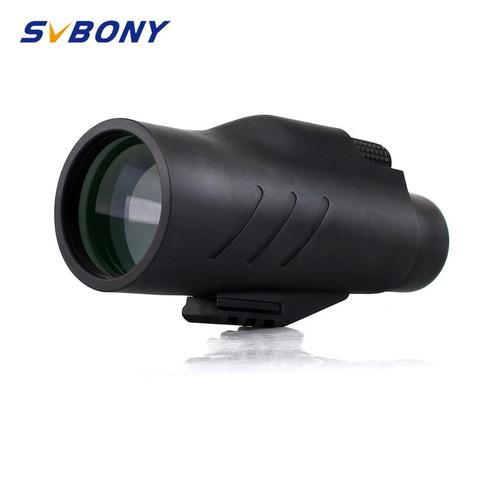 SVBONY Monoculaire 12x50 Télescope BAK4 Prisme Étanche Haut Débit MC pour La Chasse Camping Randonnée w/Dragonne F9317 ► Photo 1/6