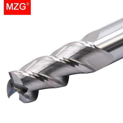 MZG 3 flûte de coupe HRC55, routeur CNC pour Aluminium et cuivre, 3mm, 5mm, 6mm, fraise hélicoïdale en acier au tungstène ► Photo 1/6