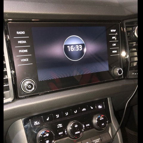 Protecteur d'écran pour Skoda kodiaqkaroq 2017 – 2022, 8 pouces, Film d'affichage en verre trempé pour voiture, écran de Navigation LCD, 2022 ► Photo 1/4