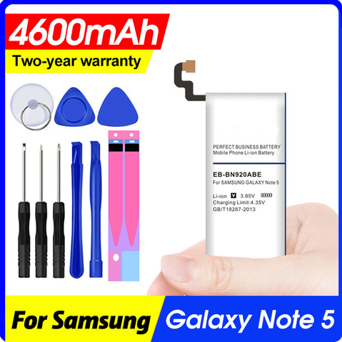 4600mAh EB-BN920ABE Li-ion batterie de téléphone portable pour Samsung Galaxy Note 5 N9200 N920t ► Photo 1/5