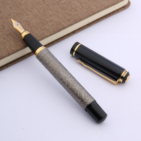 Haute qualité marque baoer 507 stylo plume gris 