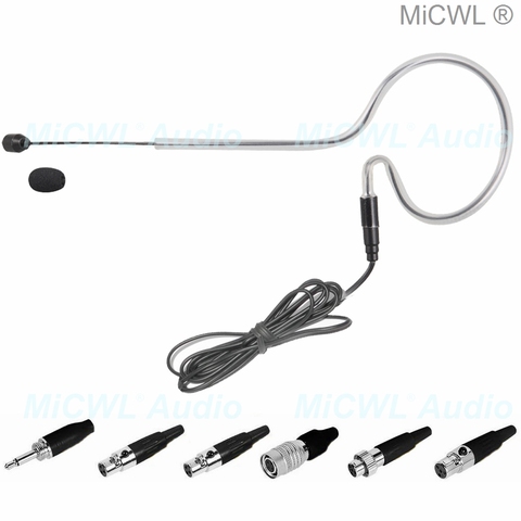 Micro MiCWL SE02 noir oreillettes visage casque pour Shure audio-technica AKG Sennheiser MiPro système de micro sans fil ► Photo 1/6