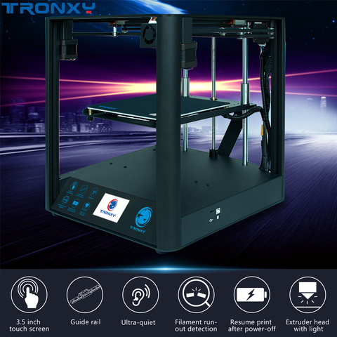 Tronxy D01Ultra-Quiet – imprimante 3D, Rail de guidage linéaire industriel, extrudeuse Titan de haute précision, assemblage rapide ► Photo 1/1