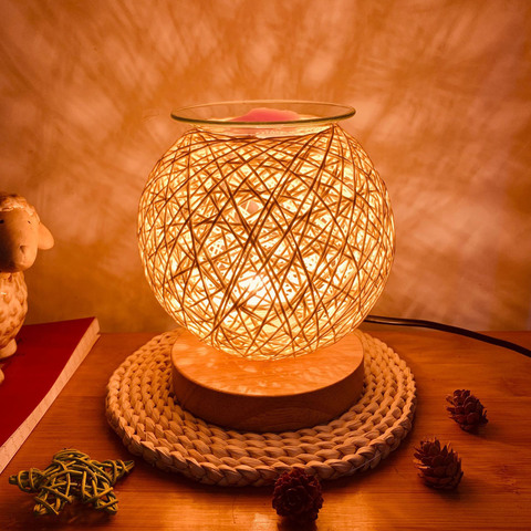 Arôme électrique cire fondre brûleur d'encens 3D Sepak Takraw arôme lampe huile essentielle brûleur lumière aromathérapie diffuseur cire plus chaud ► Photo 1/6