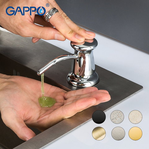 GAPPO distributeur de savon de cuisine en laiton et ABS de 300ML ► Photo 1/6