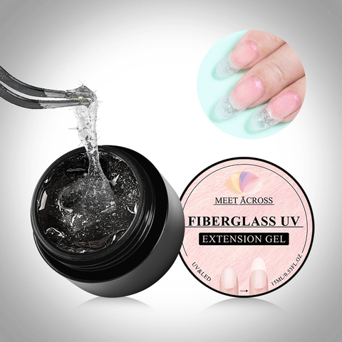 Extension de Fiber de verre vernis à ongles | En Fiber de 15ML, outil d'extension de Gel UV cassé ► Photo 1/6