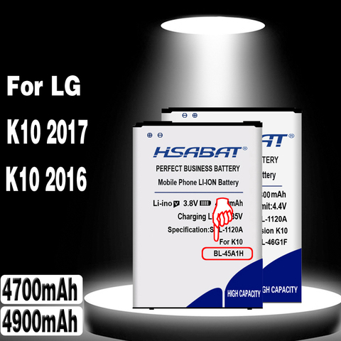 Batterie BL-45A1H pour LG K10 2016 F670L F670K F670 K420N K10 LTE Q10 K420 BL-46G1F pour LG K10 2017 K425 K428 K430H K20 Plus ► Photo 1/3