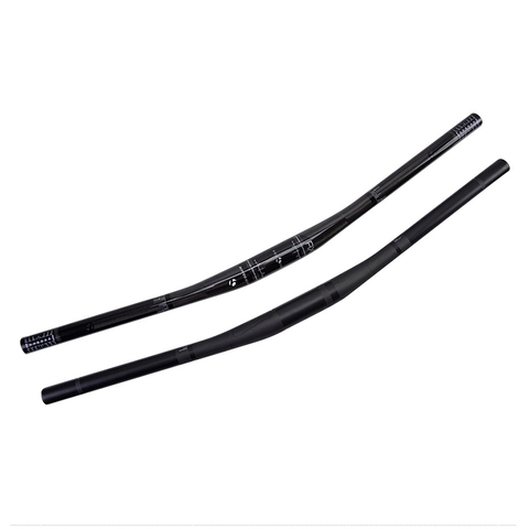 31.8mm * 690mm/720mm 9 degrés carbone montagne guidon vélo guidon vélo UD mat plat vtt guidon vélo accessoire partie ► Photo 1/6