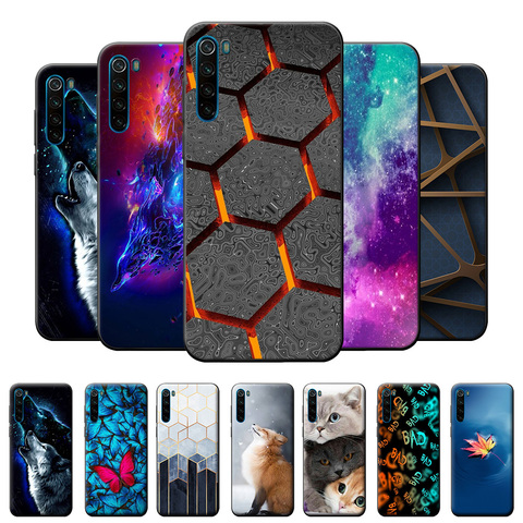 Coque souple en Silicone TPU pour Xiaomi, compatible modèles Redmi Note 8, 8T, 8Pro, 8T ► Photo 1/6