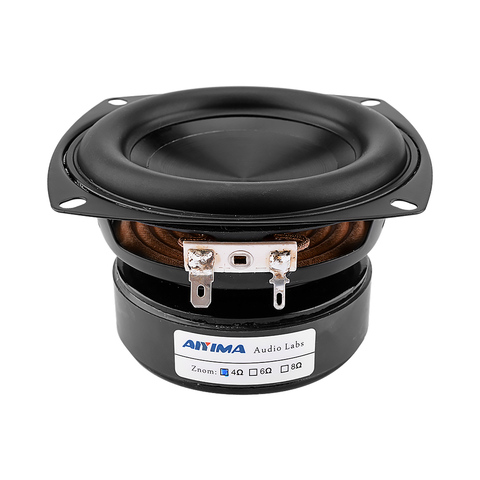 AIYIMA 1Pc 4 pouces 100W haut-parleur pilote 4Ohm 8Ohm haut-parleur de basse lourd Hifi son musique Subwoofer haut-parleurs pour le théâtre de bricolage ► Photo 1/6