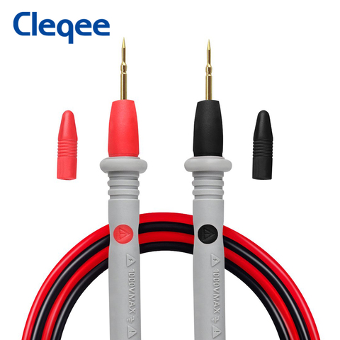 Cleqee – sondes multimètre, aiguilles pointues, kits de fils de test, sonde pour multimètre numérique, prise banane 4mm ► Photo 1/6