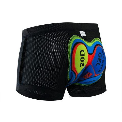 2022 nouveau sous-vêtements de cyclisme GEL PAD hommes et femmes VTT shorts automne et hiver silicone coussin respirant confortable ► Photo 1/5