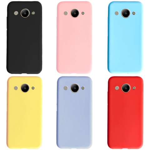 Coque arrière en Silicone pour Huawei, compatible modèles Y5 Lite 2017, Y3 2017, Y3 2022, 2017, CRO-U00 ► Photo 1/6