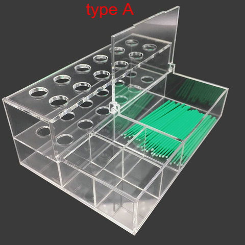 Dentaire Organisateur Support Acrylique Pour seringue Résine Adhésif Applicateur Dispen ► Photo 1/6