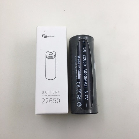 Batterie 22650 3000mAh + chargeur pour Feiyutech Fy Feiyu G5 SPG SPGLive stabilisateur de cardan portable ► Photo 1/3