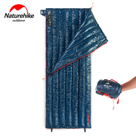 Naturerandonnée sac de couchage hiver CW280 duvet d'oie sac de couchage ultraléger CWM400 Camping sac de couchage vers le bas couette équipement de Camping ► Photo 1/6