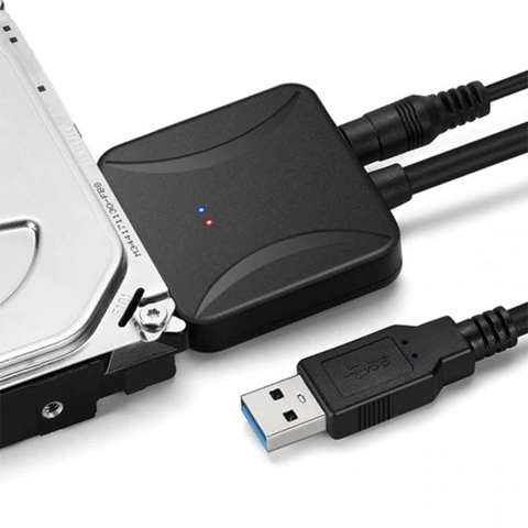 Adaptateur USB 3.0 vers SATA 3, câble convertisseur pour disque dur SSD 2.5/3.5 pouces, connexion pour disque dur ► Photo 1/6