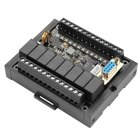 Contrôleur programmable PLC DC 24V, module de relais FX1N-20MR avec Base, tableau de commande industriel, contrôleur logique ► Photo 1/3