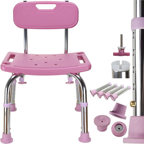 Tabouret de salle de bain médical, Anti-chute, sécurisé, pour personnes âgées, enceintes, enfants handicapés, baignoire, douche, dossier, chaise, banc de Camping ► Photo 1/6