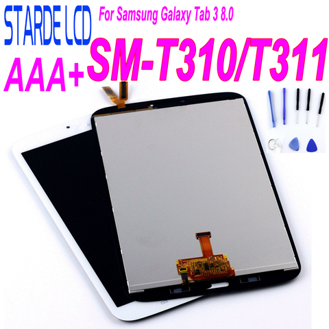 LCD pour Samsung Galaxy Tab 3 8.0 T310 T311 SM-T310 affichage SM T311 LCD affichage matrice écran tactile SM-T311 numériseur capteur partie ► Photo 1/6