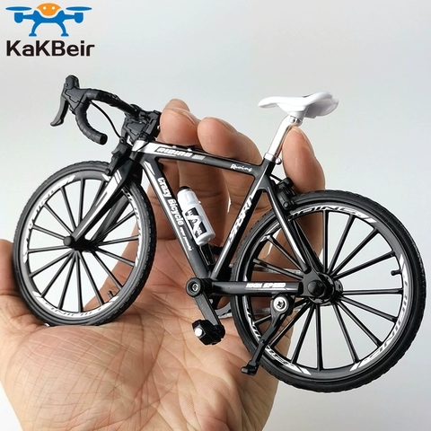 KaKBeir 1:10 alliage vélo modèle moulé sous pression en métal doigt VTT jouet de course plier route Simulation Collection jouets pour les enfants ► Photo 1/6