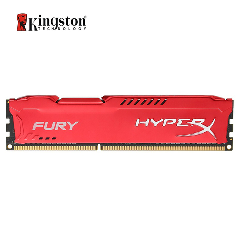 Kingston HyperX Fury DDR3 1333MHz 1600MHz 1866MHz mémoire vive ddr3 8gb 4gb mémoire mémoire vive DIMM mémoire de jeu Intel pour ordinateur de bureau ► Photo 1/2