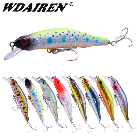 1 pièces Topwater Minnow pêche leurre dur système d'aimant de coulée lointain 9cm 8.5g appât artificiel 3D yeux en plastique Wobblers Pesca attirail ► Photo 1/6