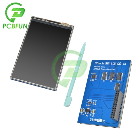 Écran tactile TFT de 3.5 pouces pour Raspberry Pi 4, Module d'affichage tactile LCD RPI (A) V3 TFT 3.5x320 ili9486/88 R61581 ► Photo 1/6