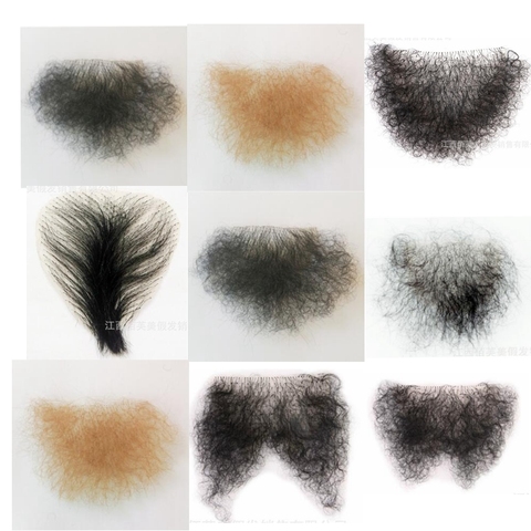 Poupée de sexe réaliste sans couture différents types de cheveux pubiens pour Sexpuppen amour poupées de sexe bâton anti-trace naturel corps cheveux amour poupée ► Photo 1/6