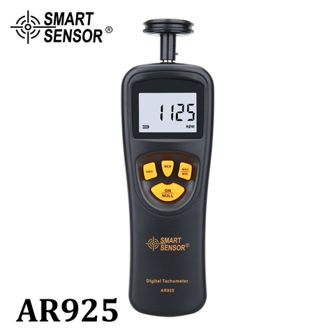 Tachymètre numérique Contact moteur tachymètre tr/min compteur Tach numérique compteur de vitesse 0.05 ~ 19999.9 m/min 0.5 ~ 19999 tr/min capteur intelligent AR925 ► Photo 1/6